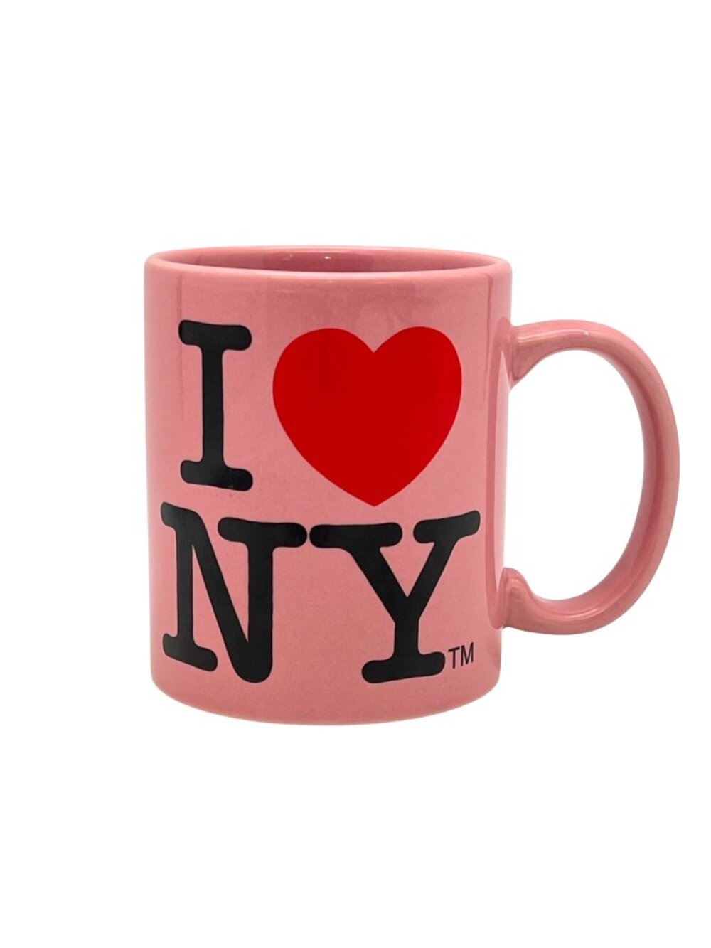 I Love NY Pink Ceramic Mug Coffee Cup City Merchandise Dishwasher Microwave Safe